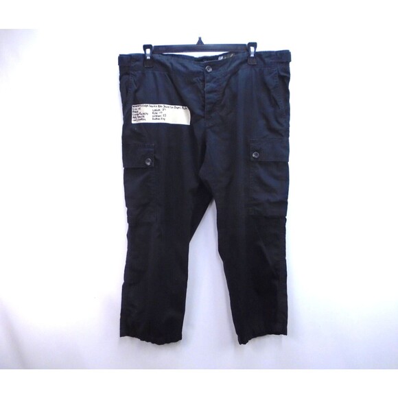 Lauren Ralph Lauren Pants - Vintage Ralph Lauren Women Size 14 Cargo Capri Black Pants Adjustable Hong Kong